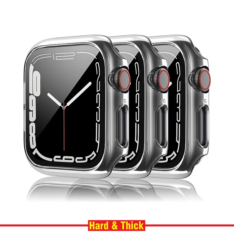 کاور هارد اند تیک مدل HT-360 مناسب برای اپل واچ Series 8 Aluminum 41mm / Series 7 Aluminum 41mm به همراه محافظ صفحه نمایش