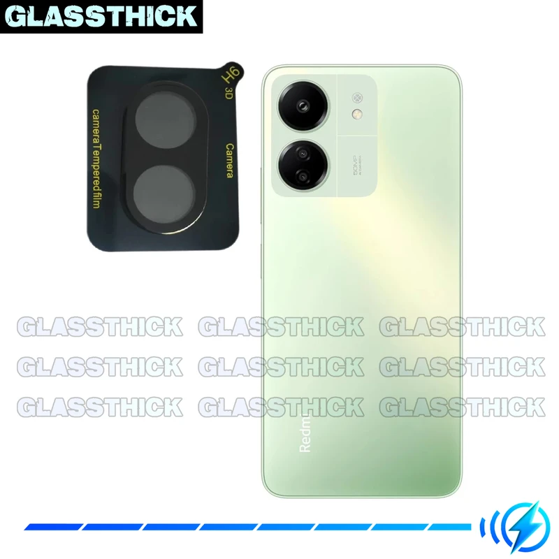 محافظ لنز دوربین گلستیک مدل 3D-GL مناسب برای گوشی موبایل شیائومی Redmi 13C