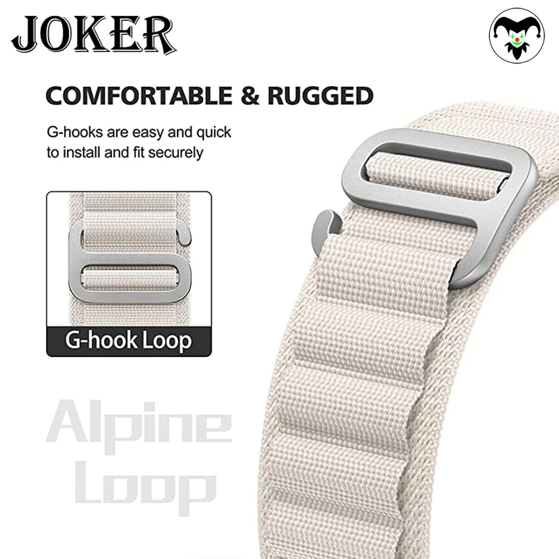 بند جوکر مدل Loop Alpine مناسب برای ساعت هوشمند سامسونگ Galaxy Watch Active 1 / Active 2 40mm / Active 2 44mm / Watch 3 size 41mm / Galaxy Watch 4 40mm / watch 4 42mm / watch 4 44mm / watch 4