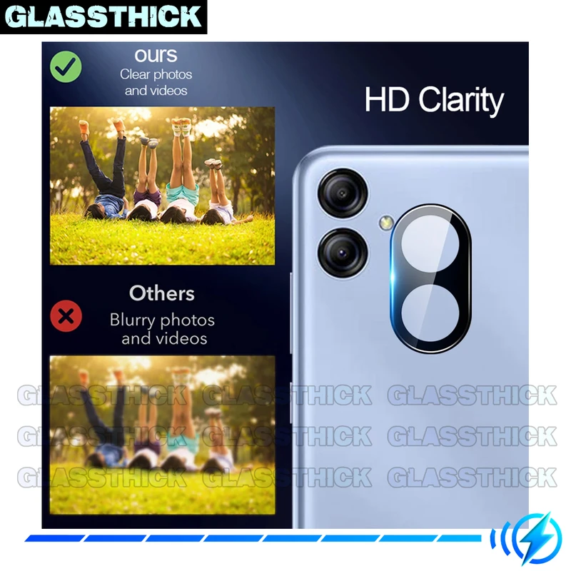 محافظ لنز دوربین گلستیک مدل 3D-GL مناسب برای گوشی موبایل سامسونگ Galaxy F14 5G