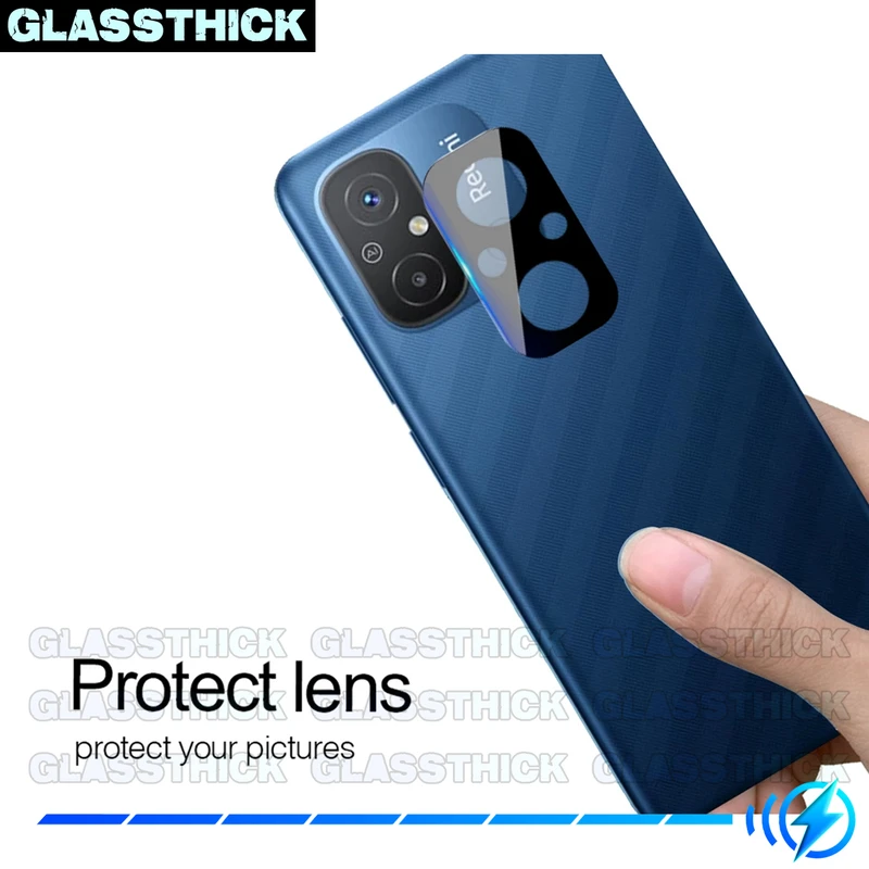 محافظ لنز دوربین گلستیک مدل 3D-GL مناسب برای گوشی موبایل شیائومی Redmi 12C