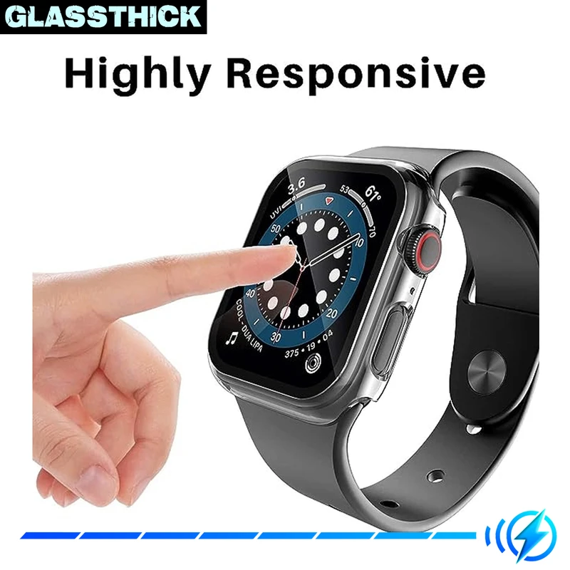 کاور گلستیک مدل GT-360 مناسب برای اپل واچ Series 1 Aluminum 42 / Series 2 42mm / Series 3 42mm به همراه محافظ صفحه نمایش