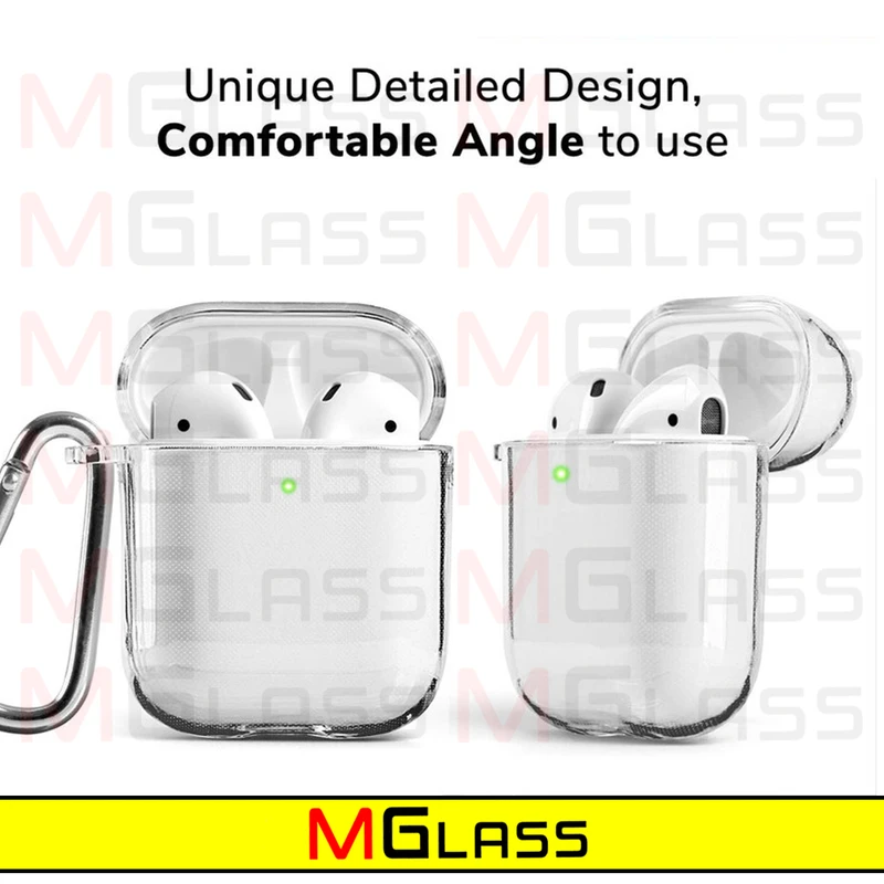 کاور ام‌گلس مدل Clear-MG مناسب برای کیس اپل ایرپاد Airpods 1 / Airpods 2