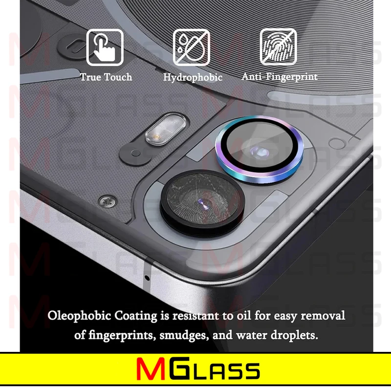 محافظ لنز دوربین رینگی ام‌گلس مدل Ring-Metal-MG مناسب برای گوشی موبایل ناتینگ Phone 1