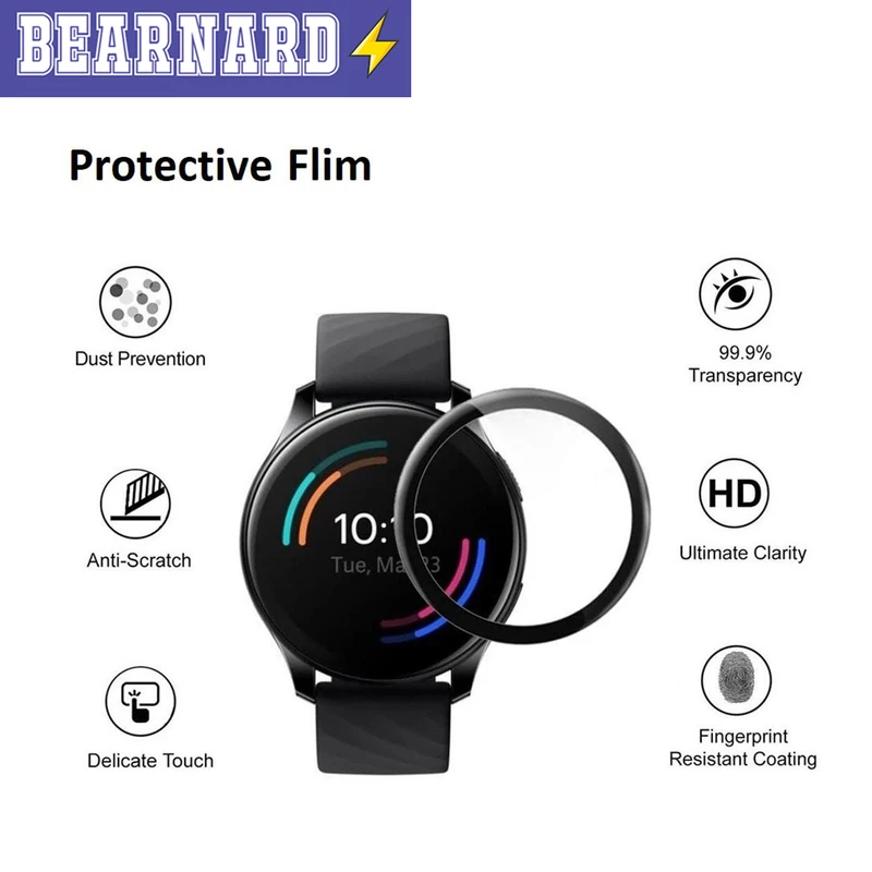 محافظ صفحه نمایش نانو برنارد مدل NBR مناسب برای ساعت هوشمند هوآوی GT3 42mm بسته سه عددی