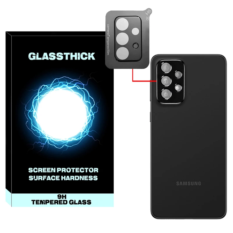 محافظ لنز دوربین گلستیک مدل 3D-GL مناسب برای گوشی موبایل سامسونگ Galaxy A33 5G