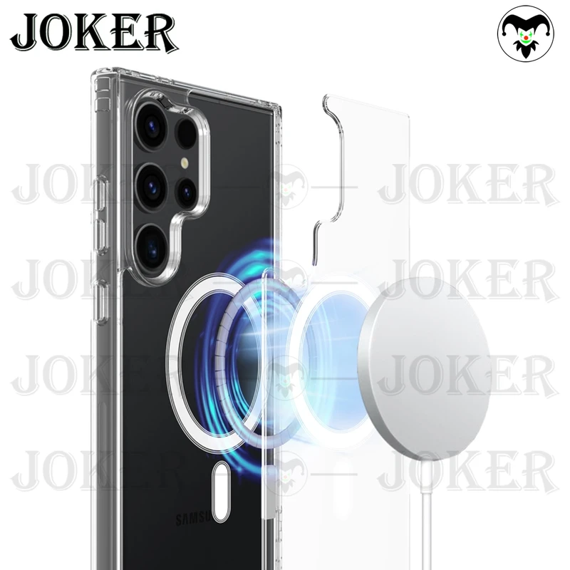 کاور جوکر مدل JK-Magsafe-Clear مناسب برای گوشی موبایل سامسونگ Galaxy S24 Ultra