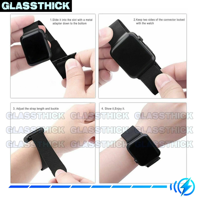 بند گلستیک مدل Milanese-GL مناسب برای ساعت هوشمند الترا T1000 Ultra 49mm