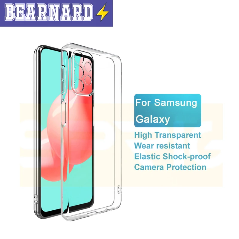 کاور برنارد مدل Clear مناسب برای گوشی موبایل سامسونگ Galaxy A32 5G / A13 4G