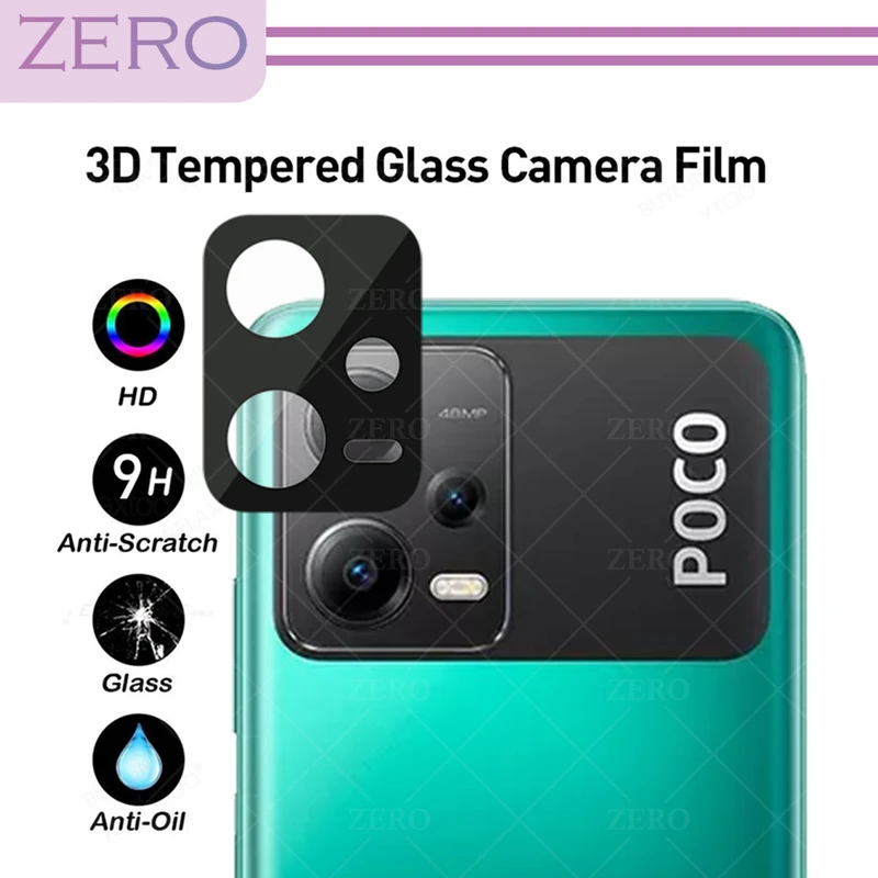 محافظ لنز دوربین زیرو مدل 3D-ZR مناسب برای گوشی موبایل شیائومی Poco X5 5G