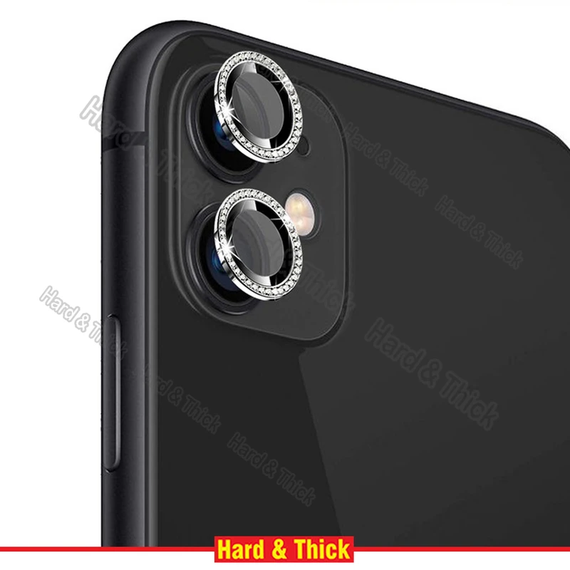 محافظ لنز دوربین هارد اند تیک مدل Metal-Diamond مناسب برای گوشی موبایل اپل Iphone 12