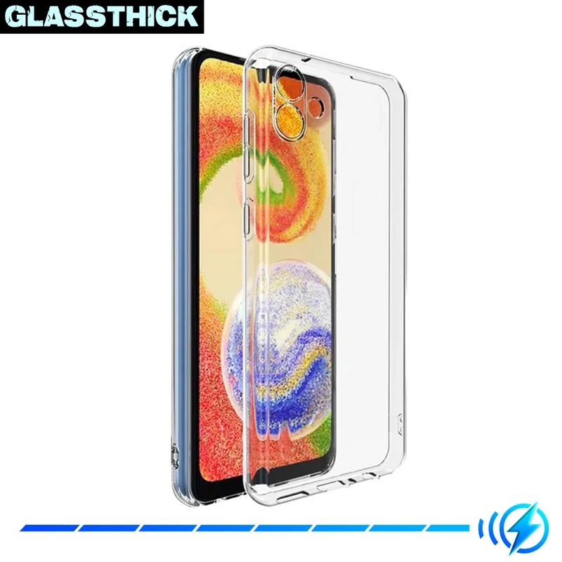 کاور گلستیک مدل Clear مناسب برای گوشی موبایل سامسونگ Galaxy A04 4G / M13 5G