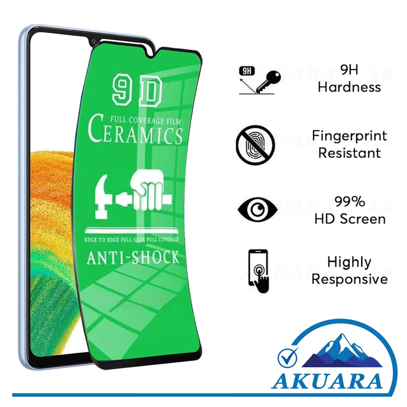 محافظ صفحه نمایش سرامیکی آکوآرا مدل CR1 AKU مناسب برای گوشی موبایل سامسونگ Galaxy A32 4G / M32