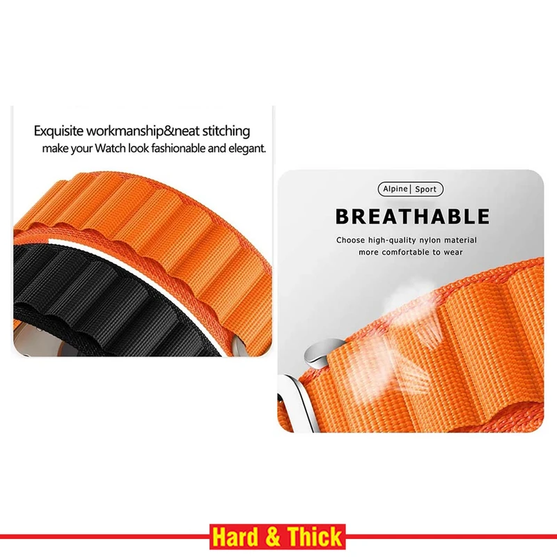 بند هارد اند تیک مدل Loop Alpine مناسب برای اپل واچ Series 7 41mm