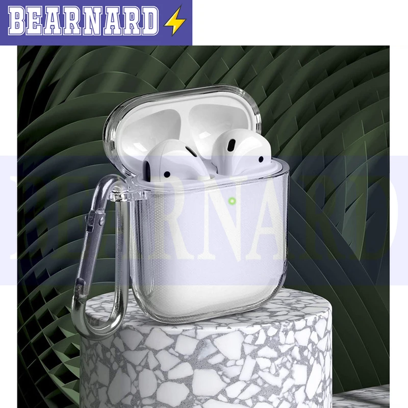 کاور برنارد مدل Clear-BR مناسب برای کیس اپل ایرپاد Airpods 1 / Airpods 2