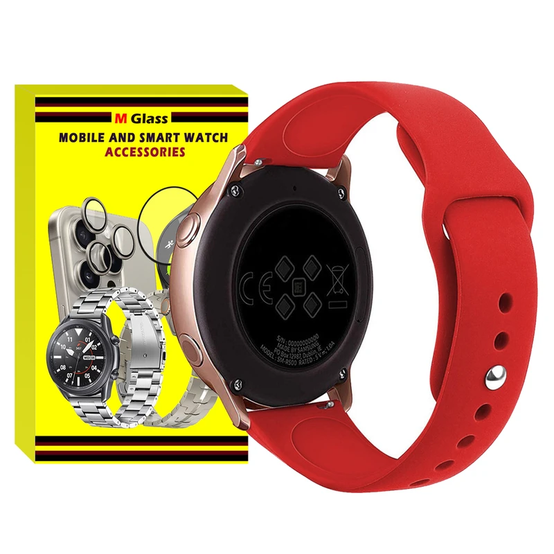 بند ام‌گلس مدل SIC MG مناسب برای ساعت هوشمند سامسونگ Galaxy Watch 4/5/6/7/FE سایز 40/43/44/46/47 میلی متری