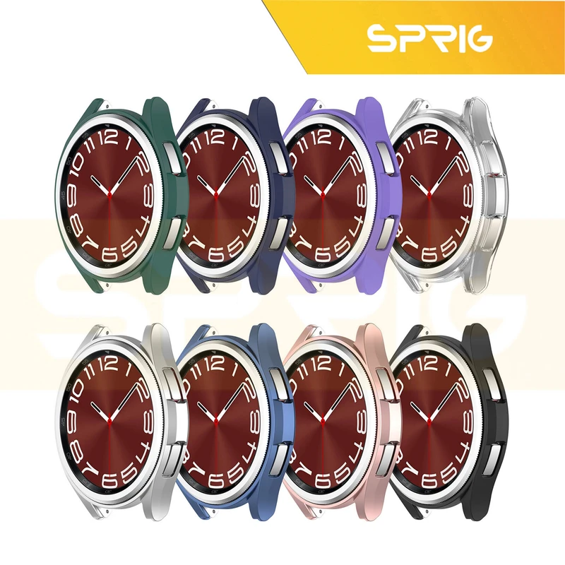 کاور اسپریگ مدل SPG مناسب برای ساعت هوشمند سامسونگ Galaxy Watch 6 Classic 47mm به همراه محافظ صفحه نمایش
