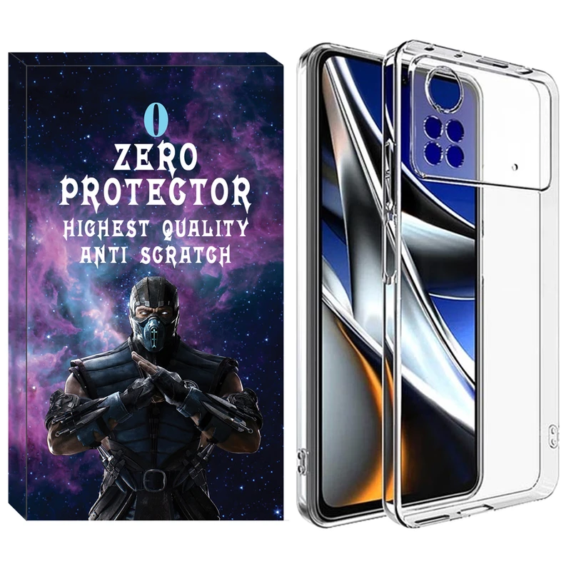کاور زیرو مدل Clear مناسب برای گوشی موبایل شیائومی Poco X4 pro 5G