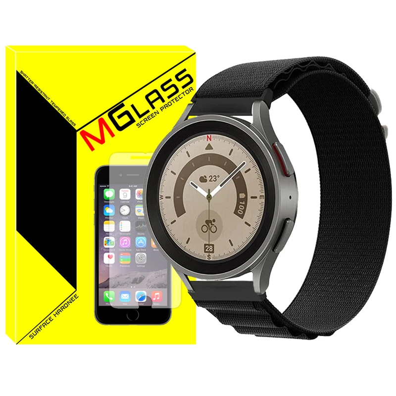 بند ام‌گلس مدل Alpine مناسب برای ساعت هوشمند سامسونگ Galaxy Watch 5 pro 45mm