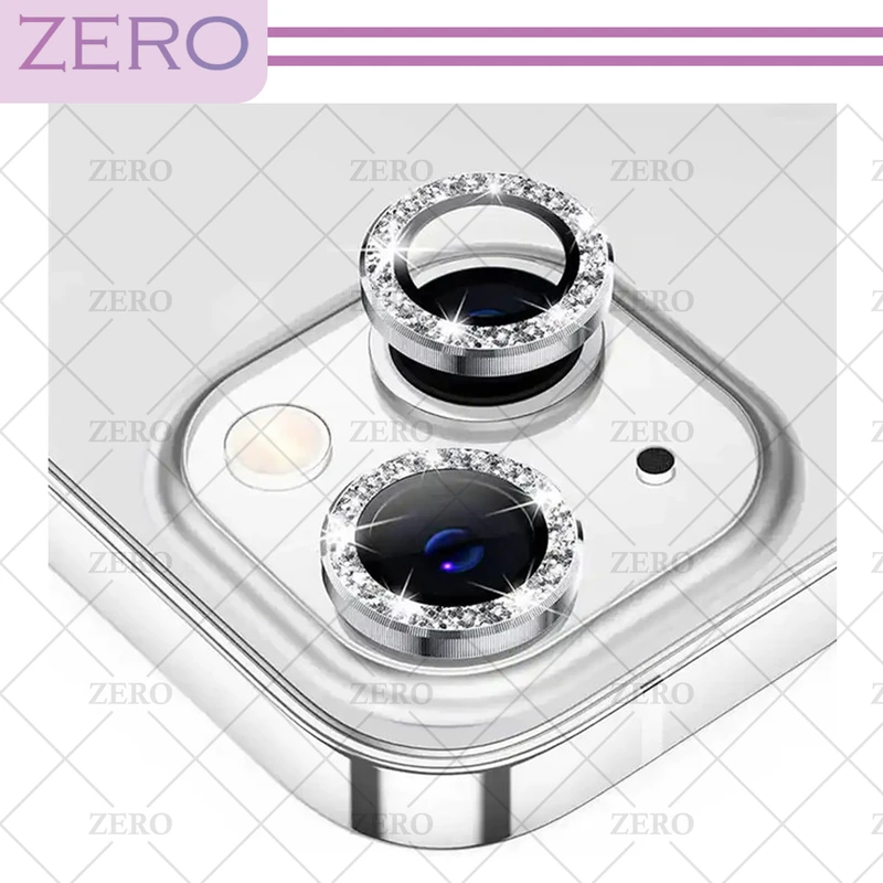 محافظ لنز دوربین زیرو مدل Ring-Diamond مناسب برای گوشی موبایل اپل Iphone 11