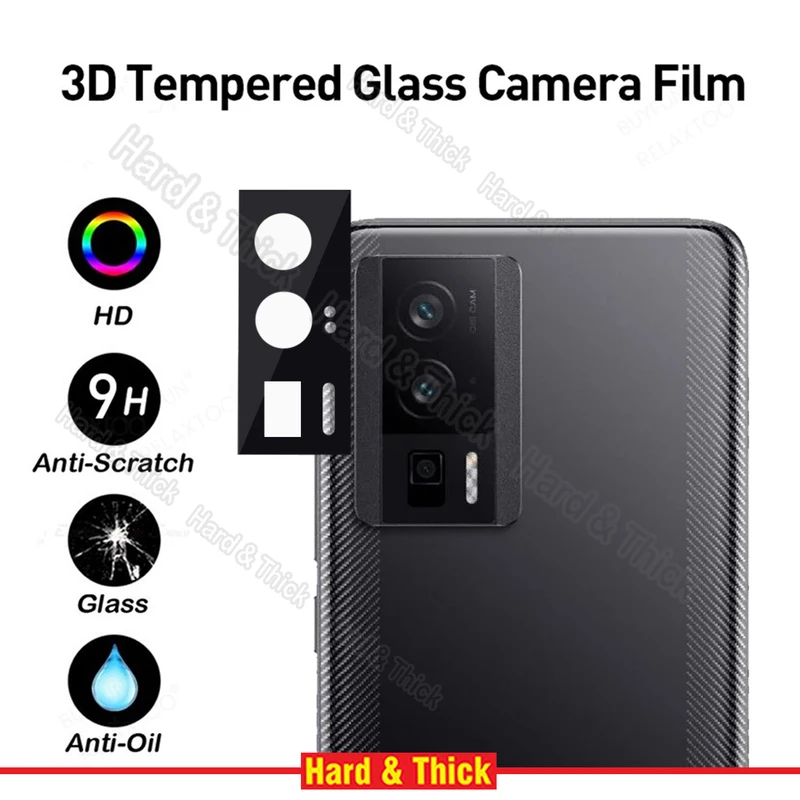 محافظ لنز دوربین هارد اند تیک مدل 3D-HT مناسب برای گوشی موبایل شیائومی Poco F5 Pro