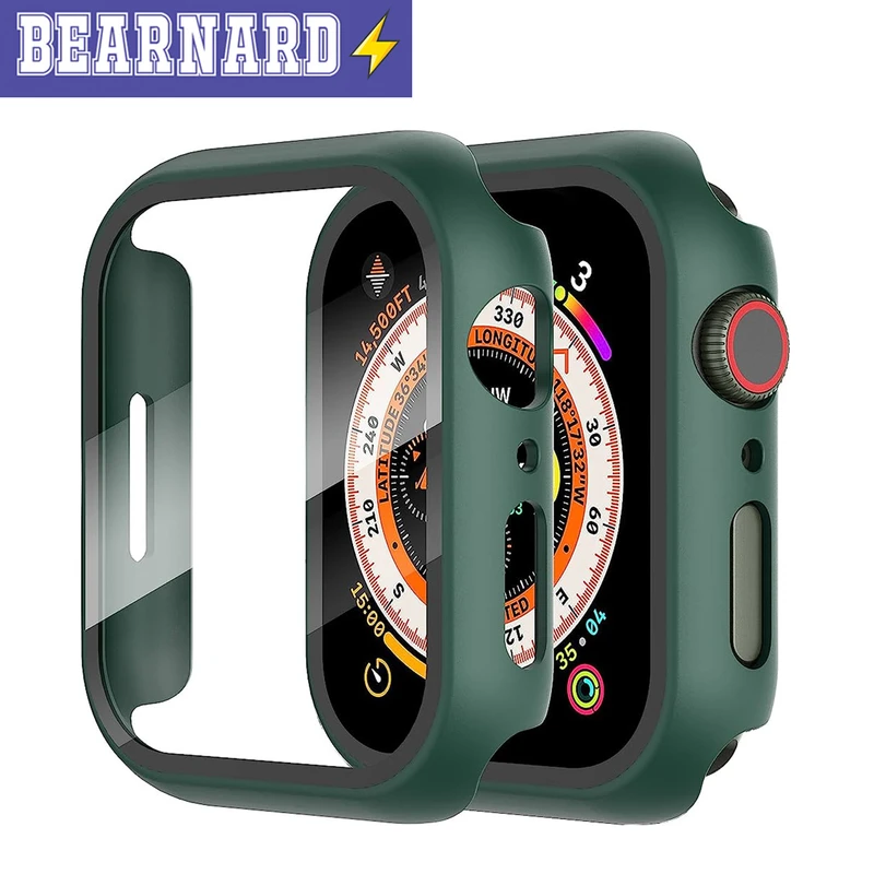 کاور برنارد مدل BR-360 مناسب برای اپل واچ Series 8 Aluminum 45mm / Series 7 Aluminum 45mm به همراه محافظ صفحه نمایش