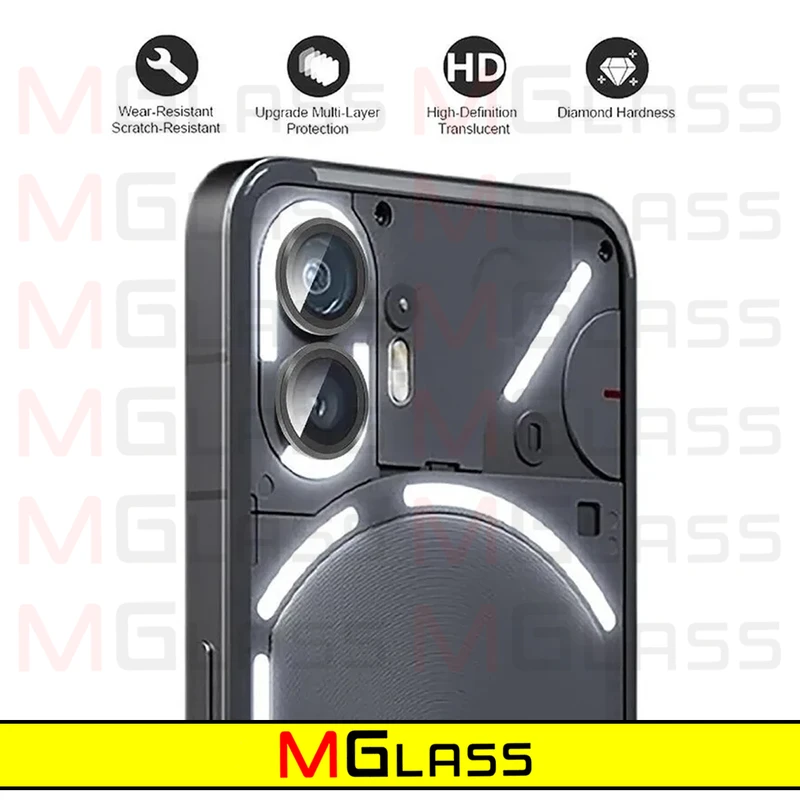 محافظ لنز دوربین رینگی ام‌گلس مدل Ring-Metal-MG مناسب برای گوشی موبایل ناتینگ Phone 1