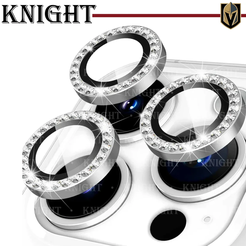 محافظ لنز دوربین نایت مدل Ring-Diamond مناسب برای گوشی موبایل اپل Iphone 11 Pro / 11 Pro Max