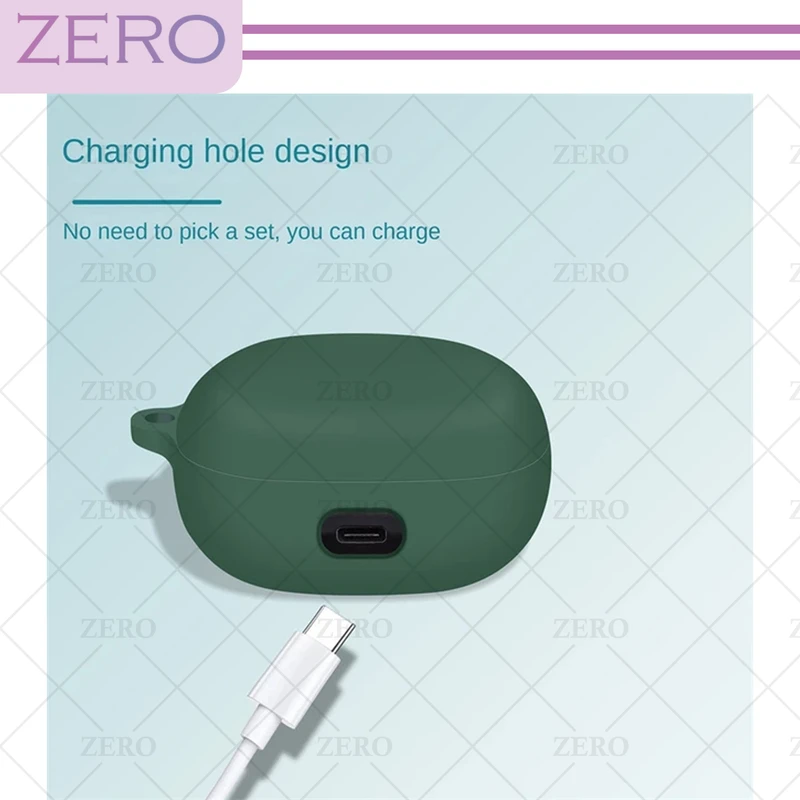 کاور زیرو مدل Silicon-ZR مناسب برای کیس هدفون بی سیم انکر Soundcore Liberty 4