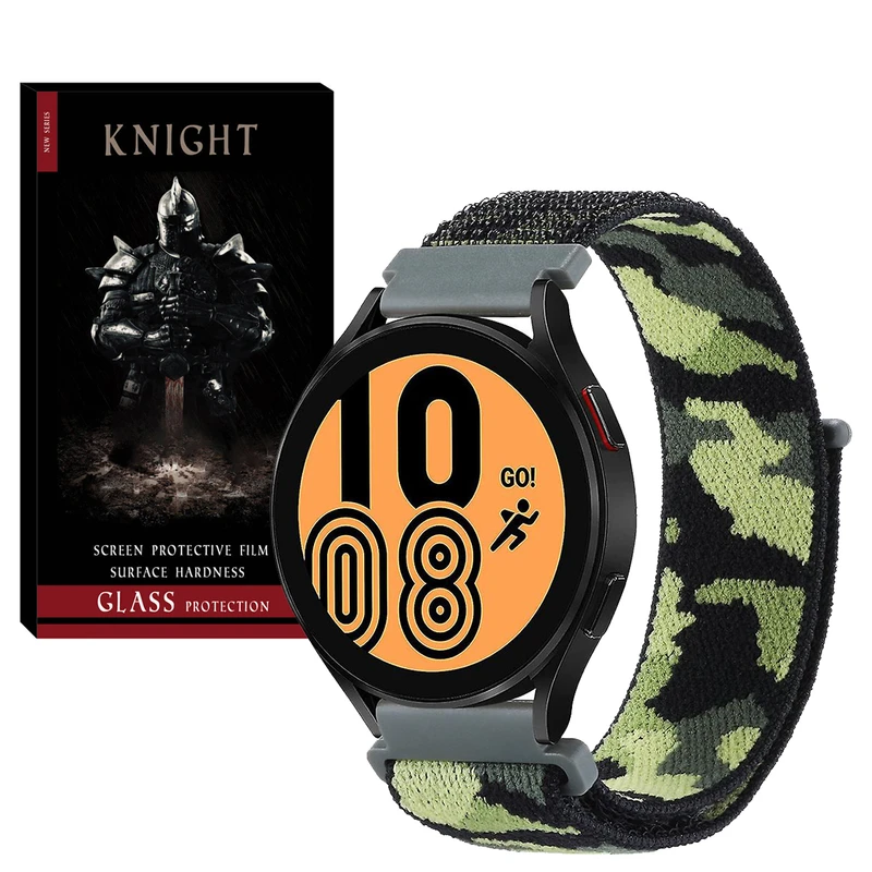 بند نایت مدل Nylon-Army-KT-TW مناسب برای ساعت هوشمند سامسونگ Galaxy Gear S3 Frontier SM-R760
