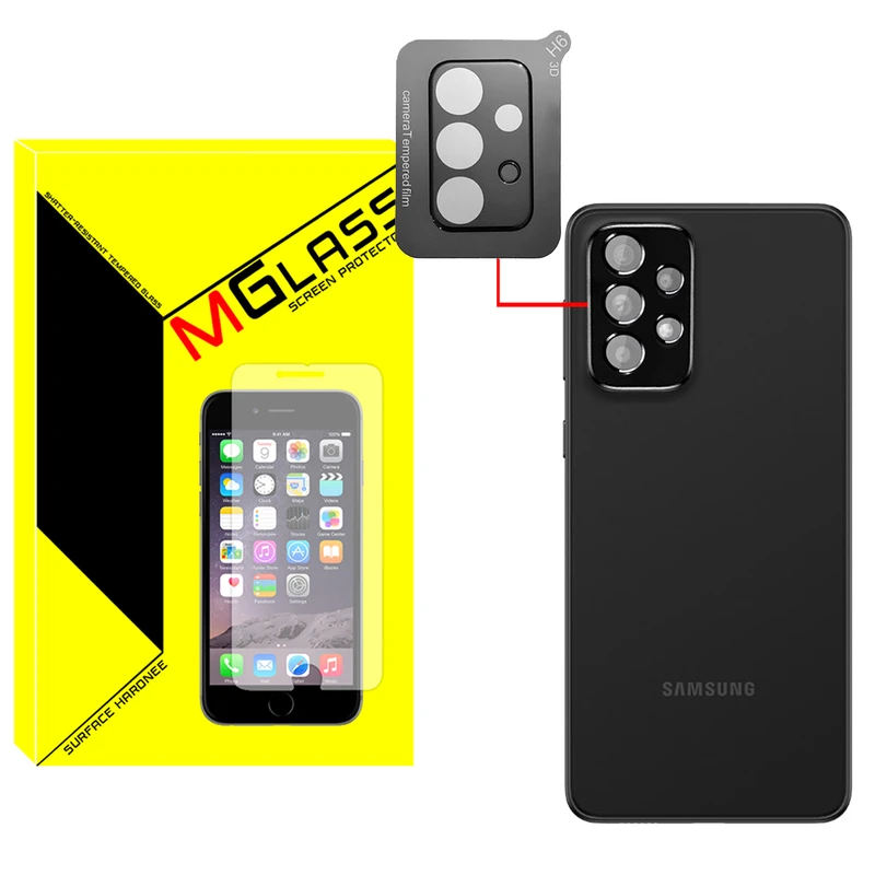 محافظ لنز دوربین ام‌گلس مدل 3D-MG مناسب برای گوشی موبایل سامسونگ Galaxy A23
