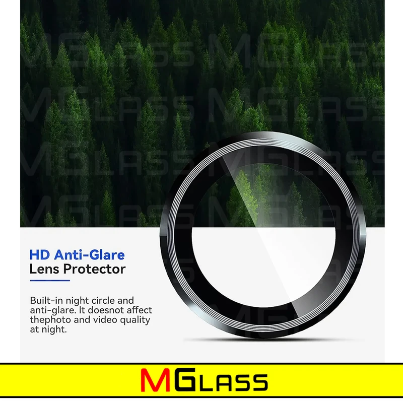 محافظ لنز دوربین ام‌گلس مدل Ring-Metal-MG مناسب برای گوشی موبایل شیائومی Redmi Note 12s