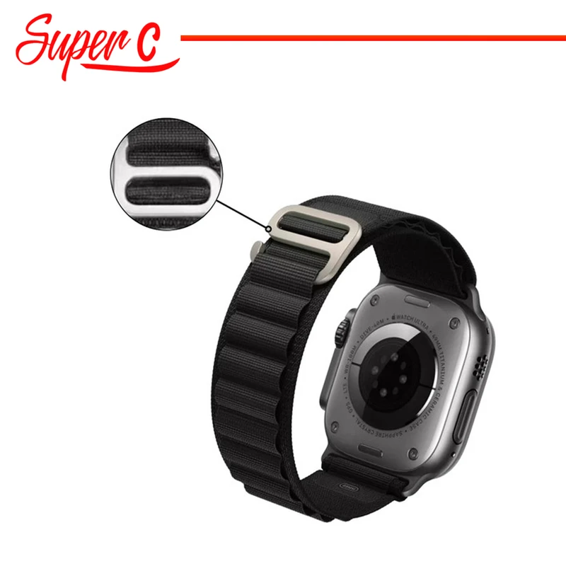 بند سوپرسی مدل Loop Alpine مناسب برای اپل واچ Series 4 Aluminum 40mm