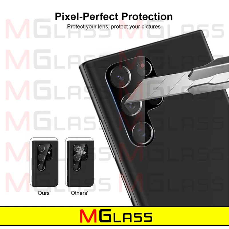 محافظ لنز دوربین ام‌گلس مدل 3D-MG مناسب برای گوشی موبایل سامسونگ Galaxy S24 Ultra
