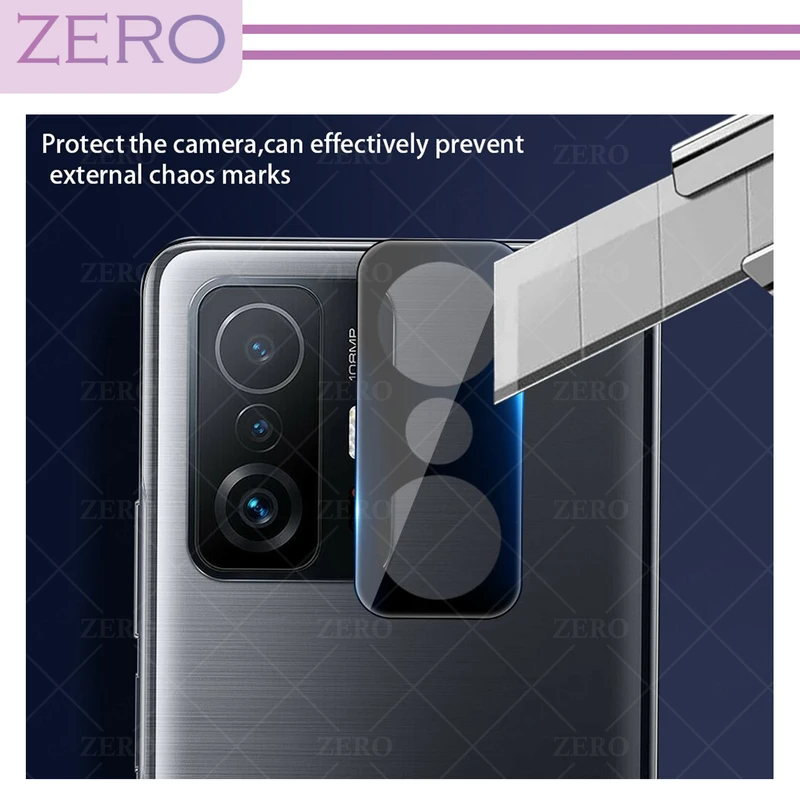 محافظ لنز دوربین زیرو مدل 3D-ZR مناسب برای گوشی موبایل شیائومی Mi 11T / 11T Pro