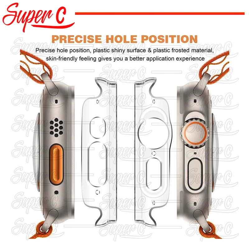 کاور سوپرسی مدل SC LUX مناسب برای اپل واچ Ultra / Ultra 2 49mm