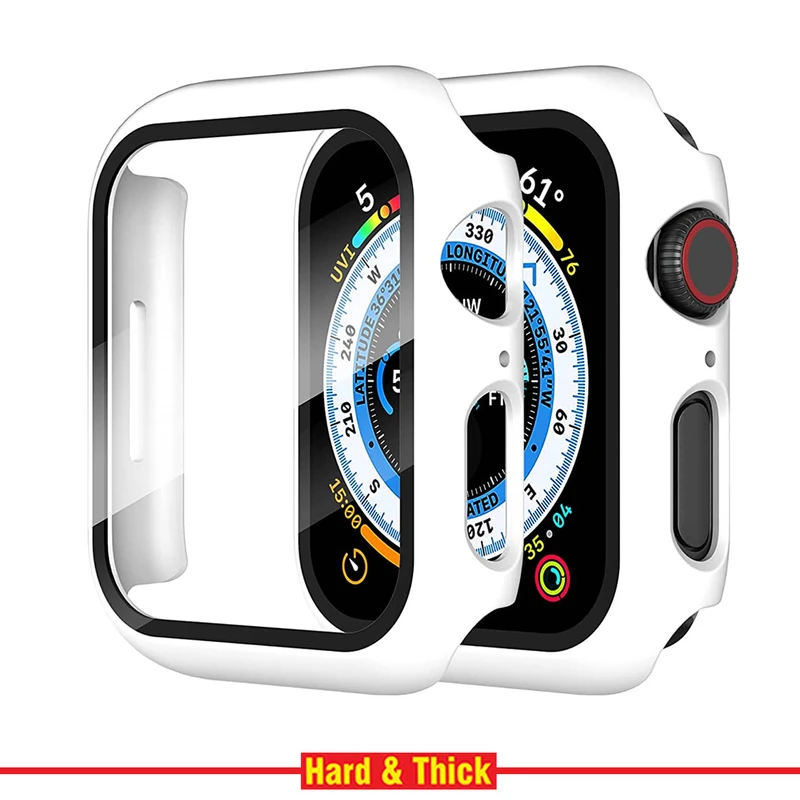 کاور هارد اند تیک مدل HT-360 مناسب برای اپل واچ Series SE 2022 Aluminum Case 44mm / SE 2021 Aluminum Case 44mm / Series 5 44mm / Series 6 44mm / SE 44mm به همراه محافظ صفحه نمایش