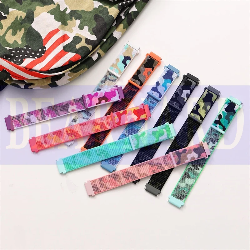 بند برنارد مدل Nylon-Army-BR-TW مناسب برای ساعت هوشمند امیزفیت GTR 2 / GTR 2E / Stratos