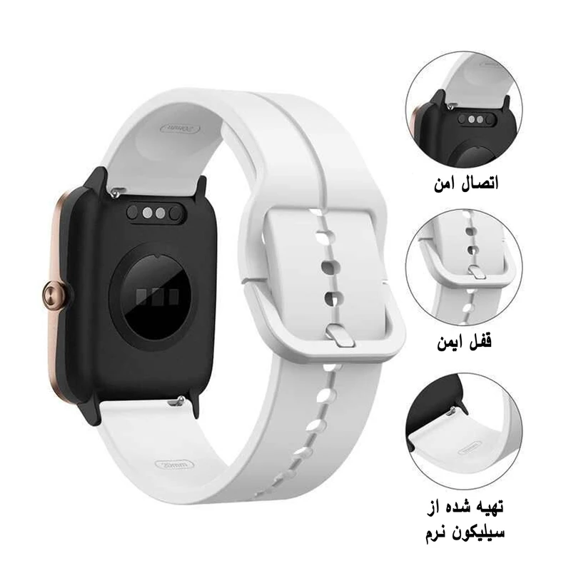 بند نایت مدل SIC Slick KT TW مناسب برای ساعت هوشمند میبرو Lite 2 / Lite 3