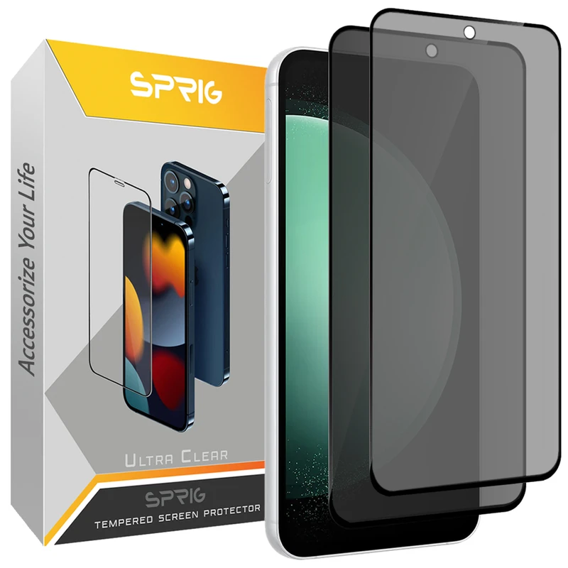 محافظ صفحه نمایش حریم شخصی اسپریگ مدل PVC_SPG2 مناسب برای گوشی موبایل شیائومی Poco X7 Pro بسته‌ دو عددی