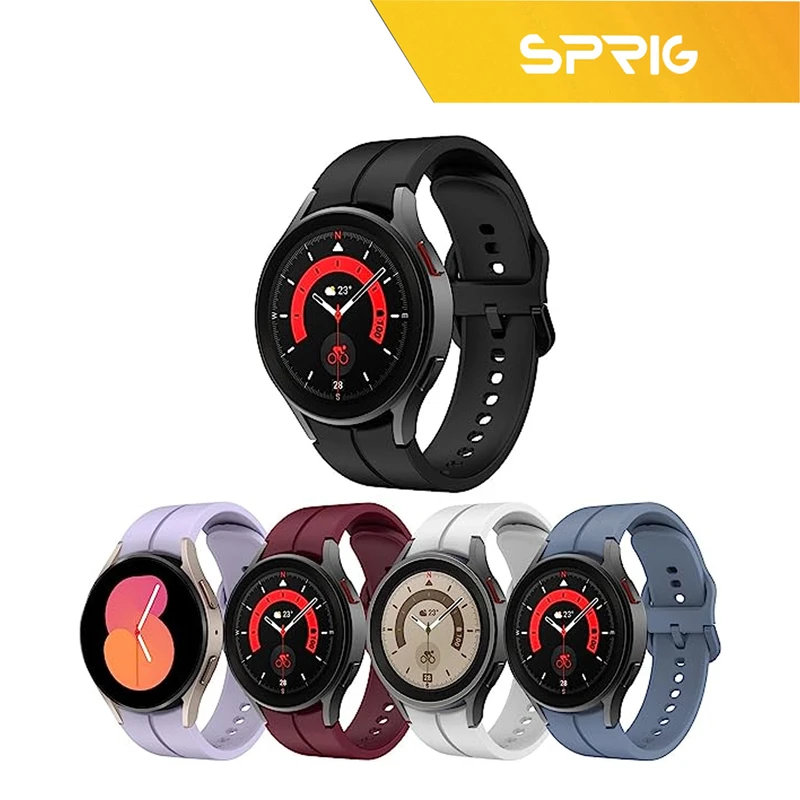 بند اسپریگ مدل Silic Origi مناسب برای ساعت هوشمند سامسونگ Galaxy Watch 4 40mm / Watch 4 44mm / Watch 4 Classic 42mm / Watch 4 Classic 46mm