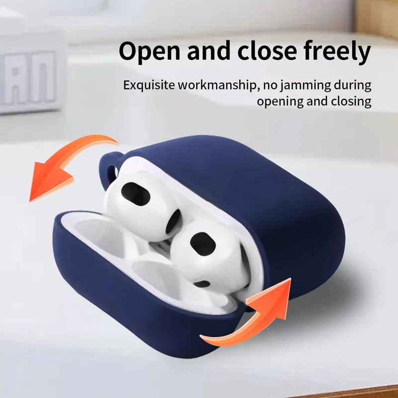 کاور سوپرسی مدل Silicon SC مناسب برای کیس اپل AirPods 4