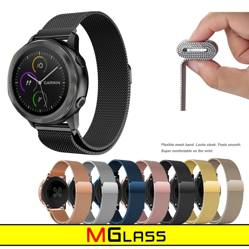 بند ام‌گلس مدل Milanese مناسب برای ساعت هوشمند شیائومی Amazfit BIPS / GTS / BIP LITE / BIP U / BIP U PRO / BIP 3 / BIP 3 Pro / GTS 4 mini / GTS 3