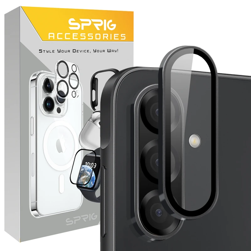 محافظ لنز دوربین اسپریگ مدل Ring metal مناسب برای گوشی موبایل سامسونگ Galaxy A56