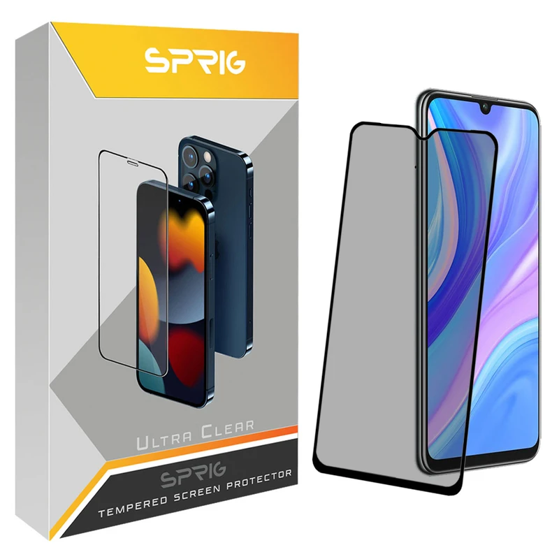 محافظ صفحه نمایش حریم شخصی اسپریگ مدل PRYGLASS مناسب برای گوشی موبایل هوآوی Enjoy 20e / Y8p / Y6p / Y6s