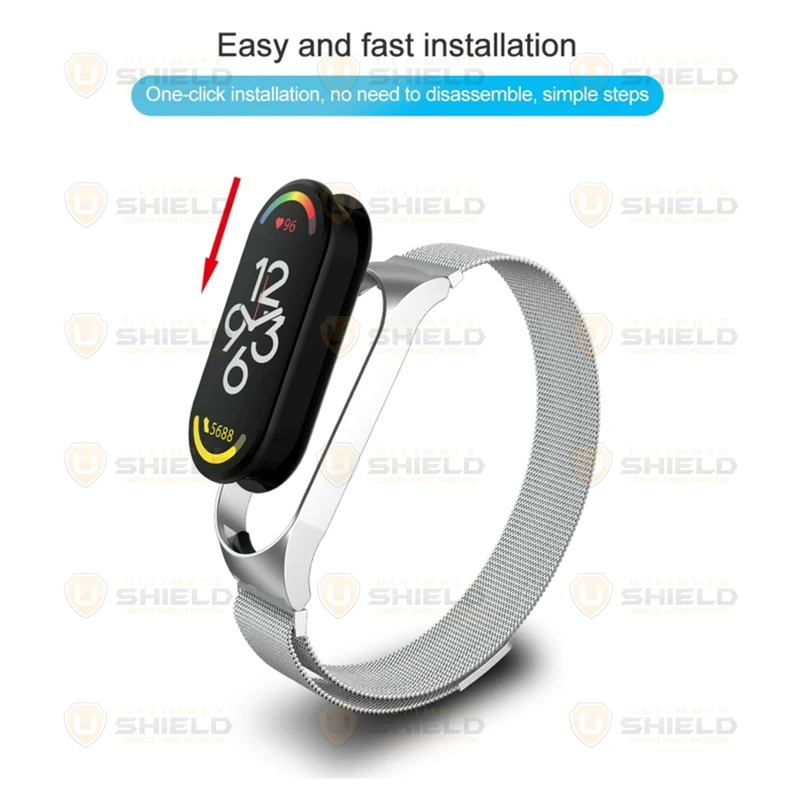 بند آلتیمیت شیلد مدل Milanese UL مناسب برای ساعت هوشمند شیائومی Mi Band 7