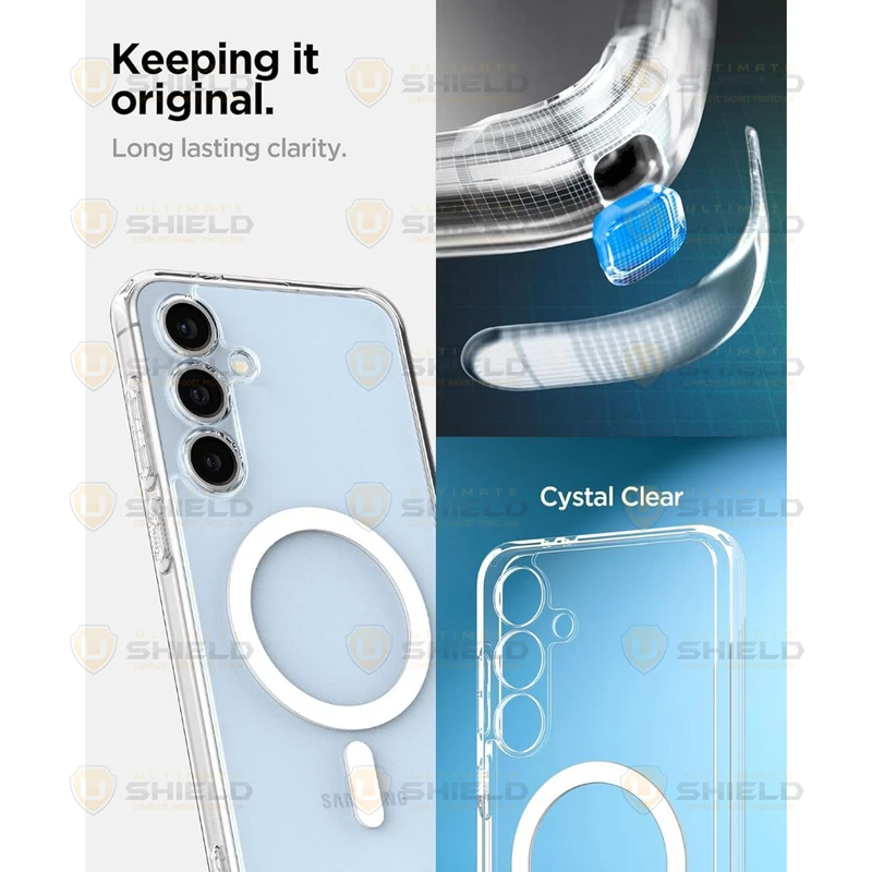 کاور آلتیمیت شیلد مدل Transparent Magsafe مناسب برای گوشی موبایل سامسونگ Galaxy S24 FE