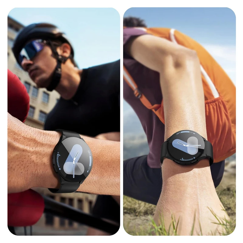 بند زیرو مدل Braided_Mag_GRD مناسب برای ساعت هوشمند سامسونگ Galaxy Watch 4 Classic 46mm به همراه کاور