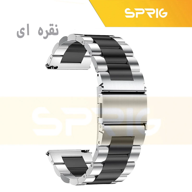 بند اسپریگ مدل 3Bid Dual Color مناسب برای ساعت هوشمند شیائومی Amazfit GTS 1 / GTS 2 / GTS 2 mini / GTS 2e / GTS 3 / GTS 4 / GTS 4 mini