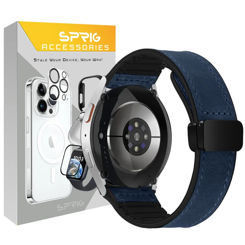 بند اسپریگ مدل Magnetic Soft Leather TW مناسب برای ساعت هوشمند شیائومی S1 / S1 Active / S2 / Mi Watch XMWTCL02 / Mi Watch Color 2 / Mi Watch Color